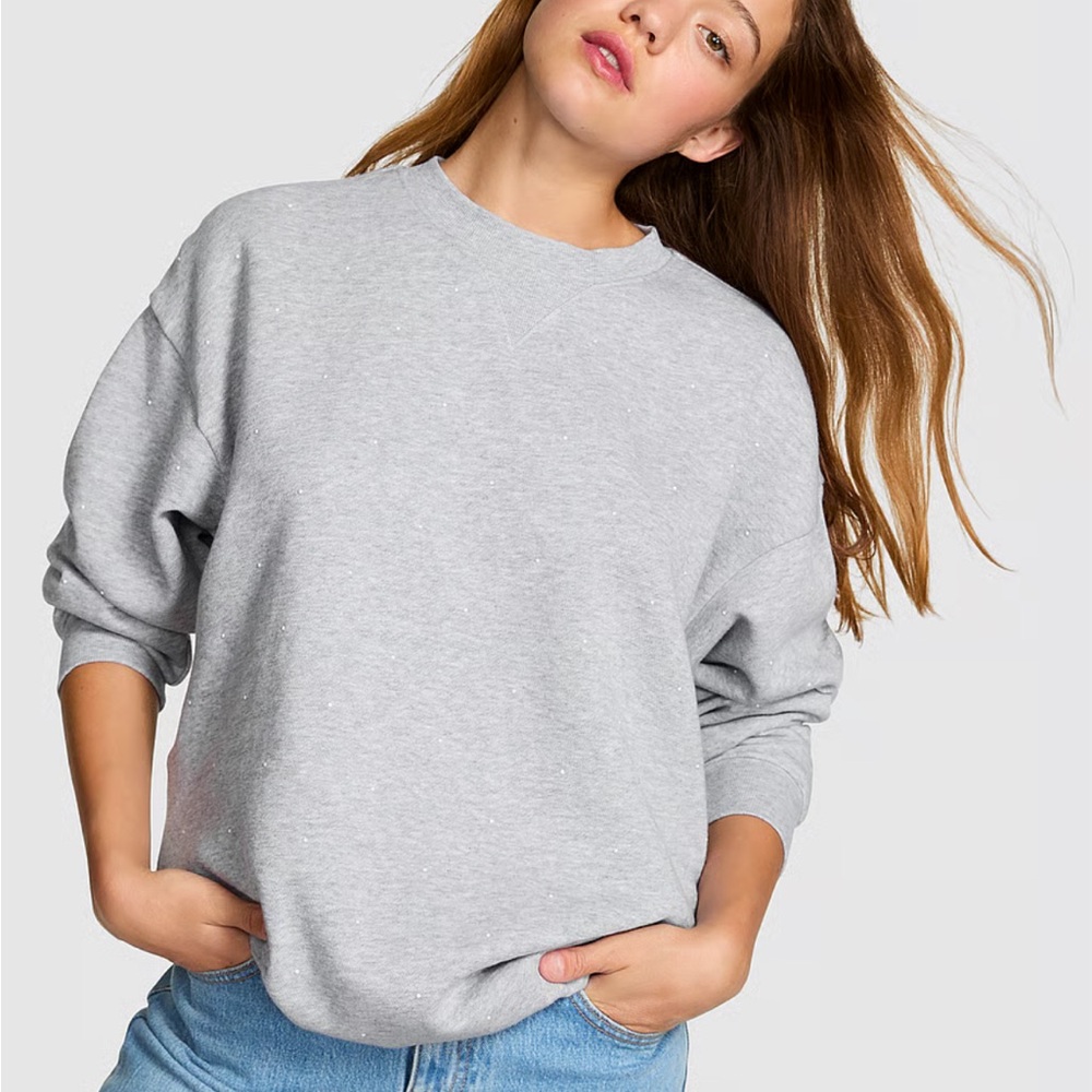 Victoria's Secret Gray Sweatshirt and jogger set